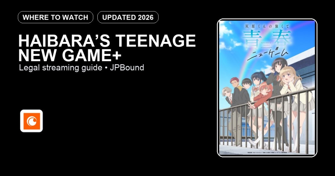 Haibara’s Teenage New Game+ where to watch anime streaming guide featured image