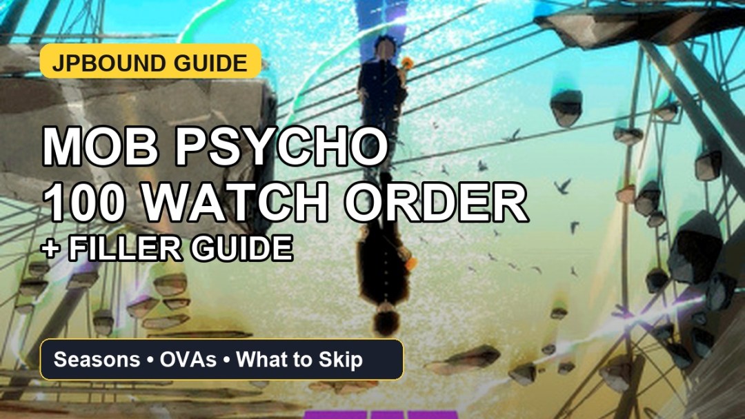 Mob Psycho 100 watch order and filler guide featured image