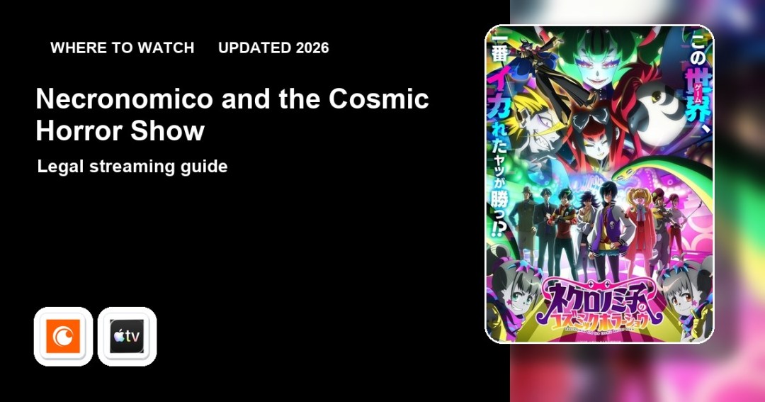 Where to watch Necronomico and the Cosmic Horror Show online updated 2026 featured image