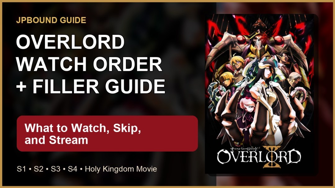 Overlord watch order and filler guide featured image