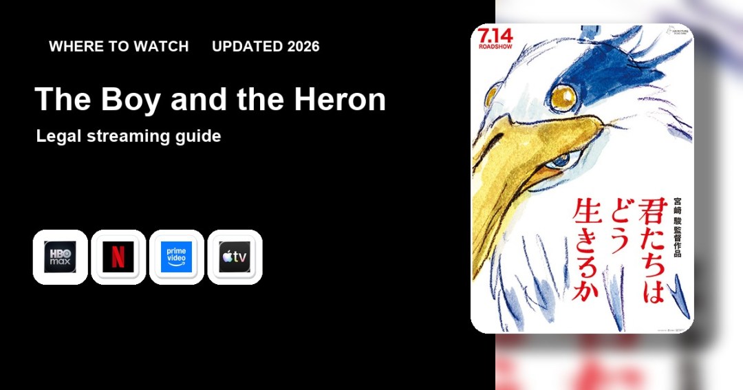 The Boy and the Heron where to watch online updated 2026 featured image