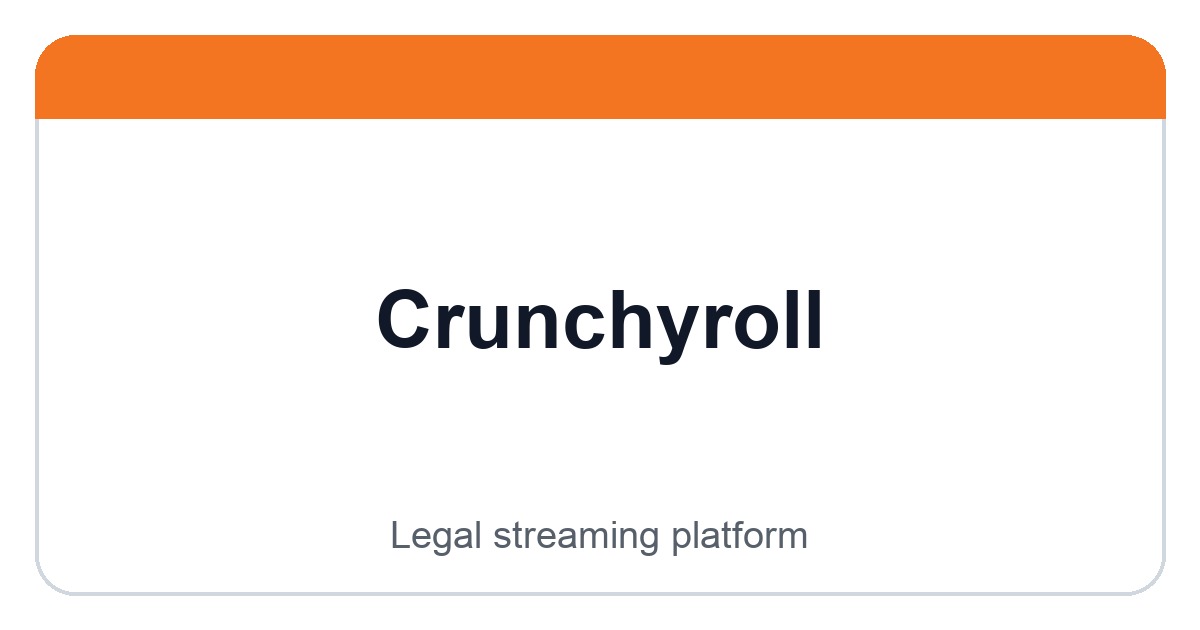 Crunchyroll quick-link image