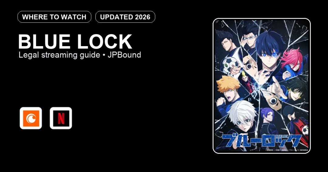 Blue Lock where to watch anime streaming guide featured image