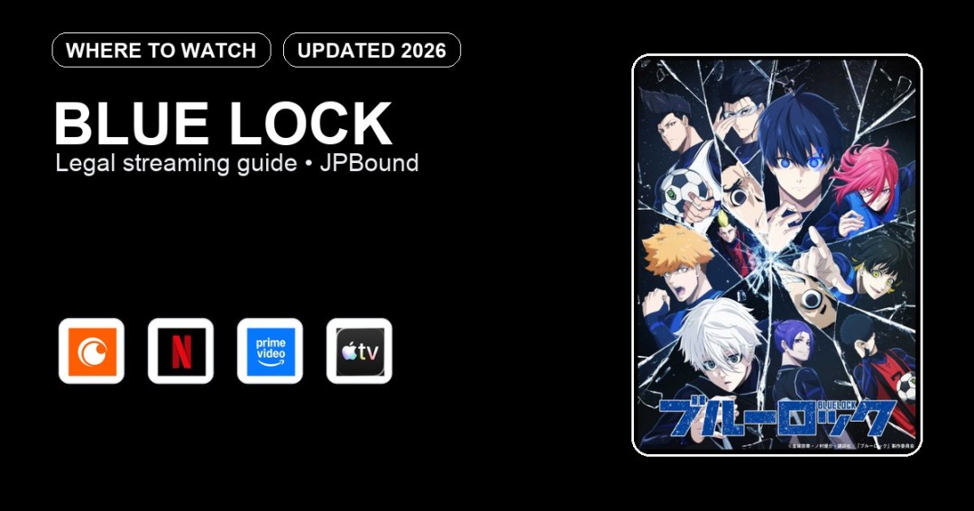 Blue Lock where to watch anime streaming guide featured image