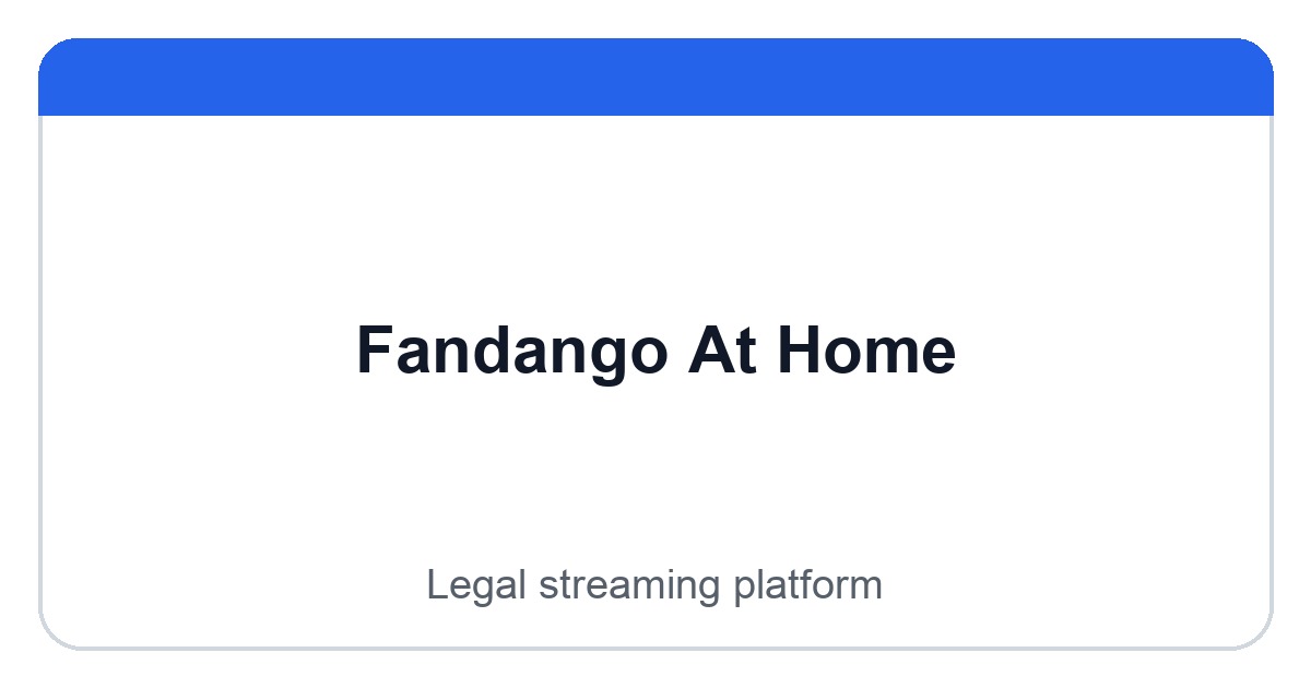 Fandango At Home logo image