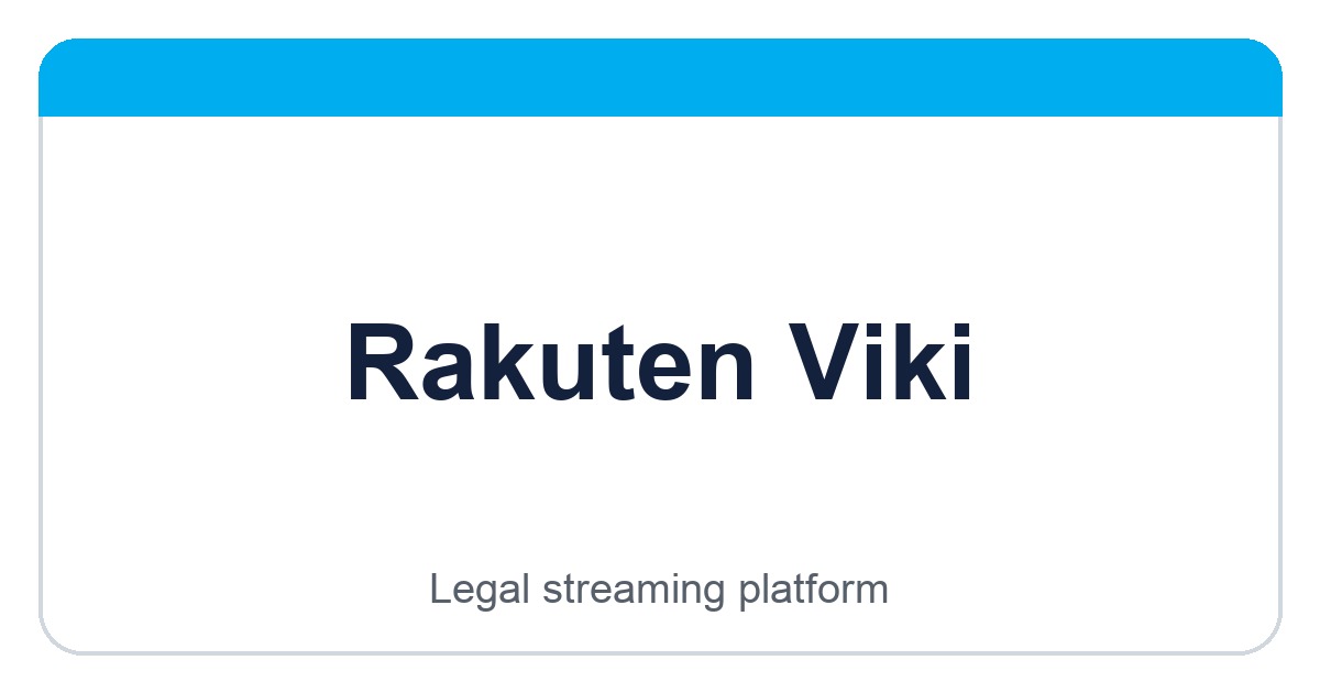 Rakuten Viki logo image