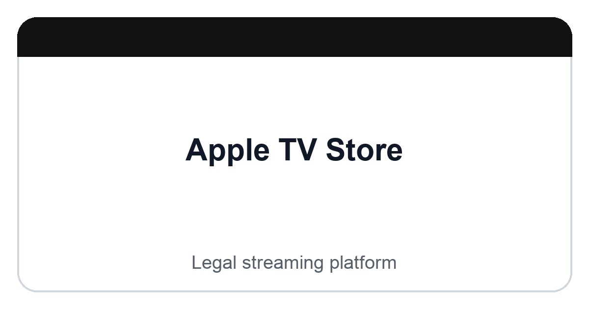 Apple TV Store logo image