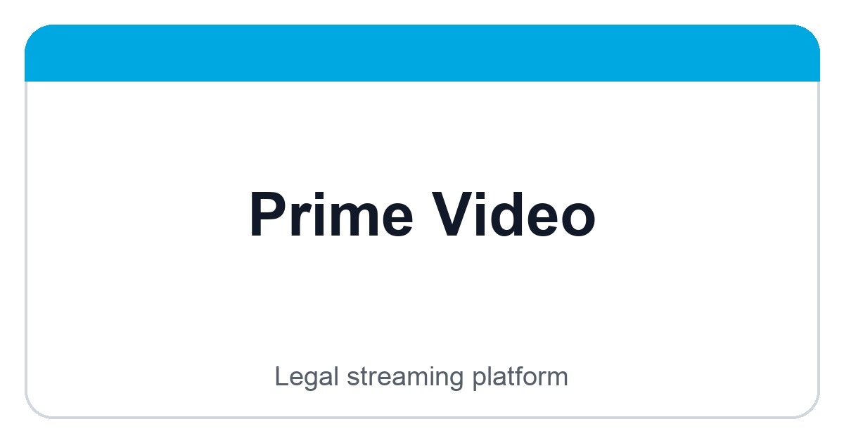 Prime Video logo image