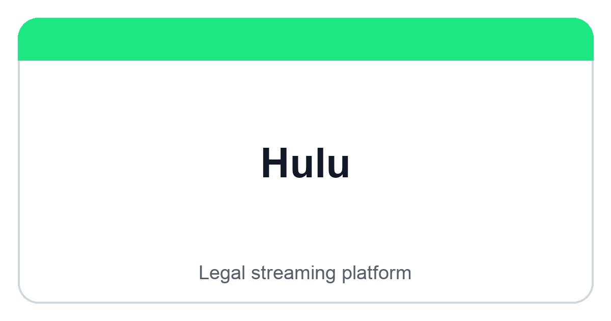Hulu quick-link image