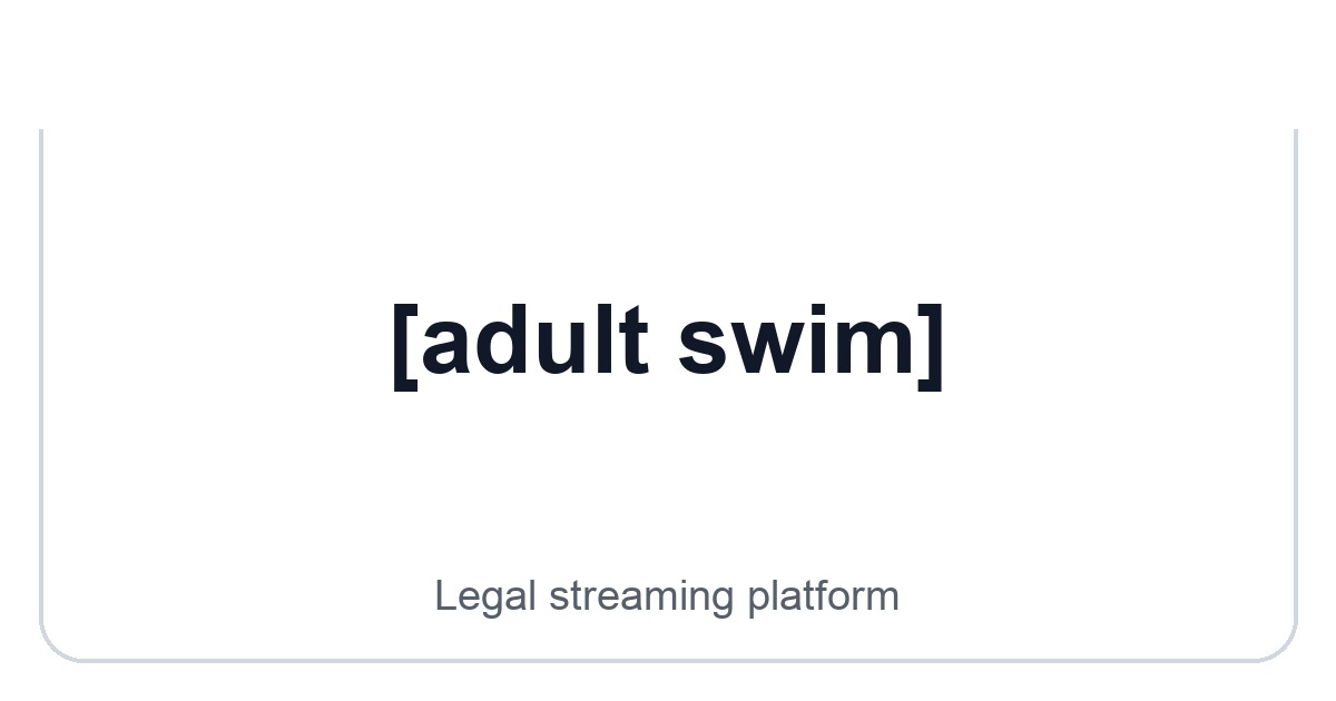 Adult Swim logo image