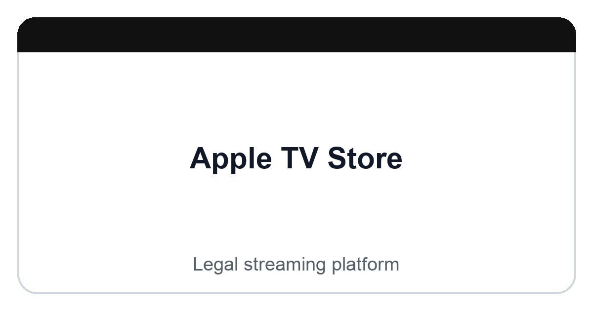 Apple TV Store logo image