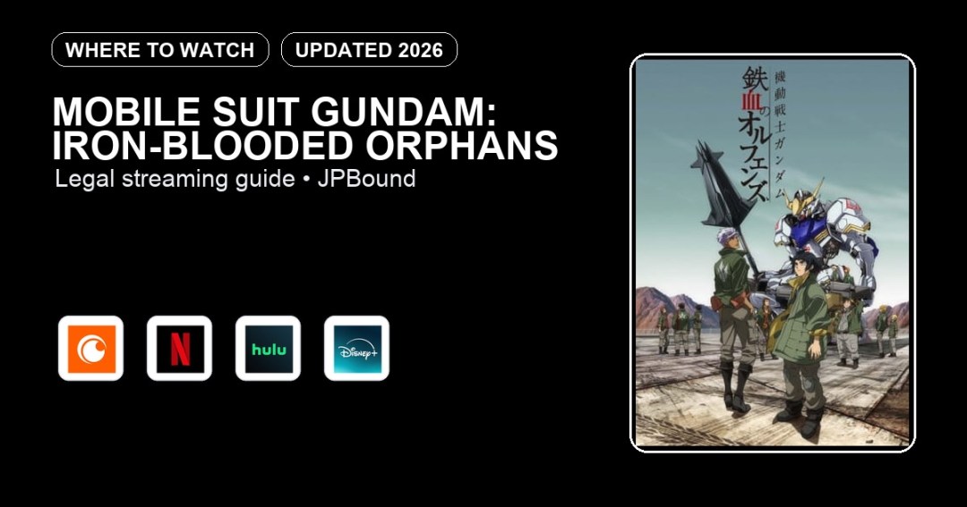 Mobile Suit Gundam: Iron-Blooded Orphans where to watch anime streaming guide featured image
