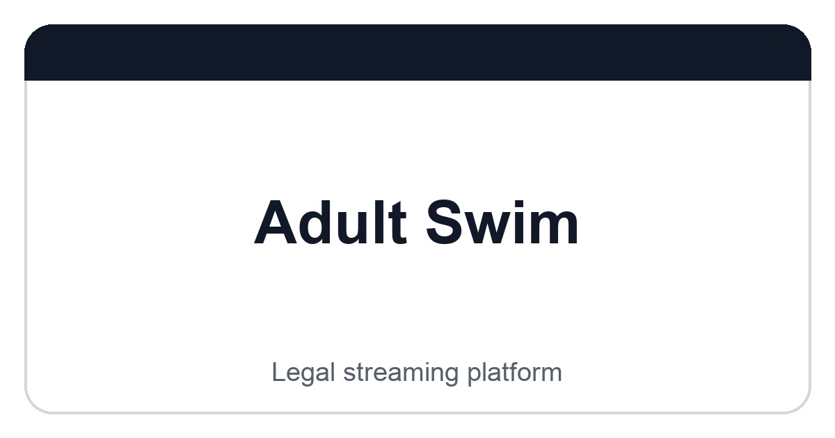 Adult Swim logo image