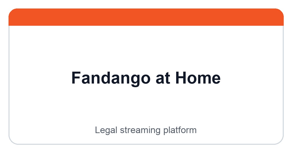 Fandango at Home logo image