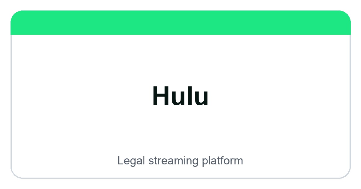 Hulu logo image