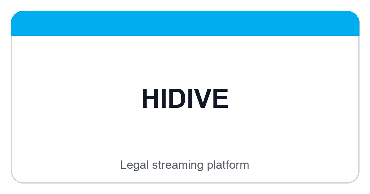 HIDIVE logo image