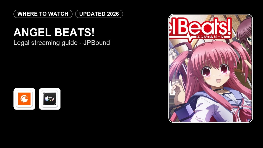 Where to Watch Angel Beats! Online in 2026 featured image