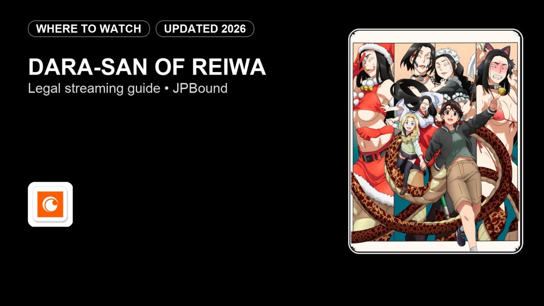 Where to Watch Dara-san of Reiwa Online in 2026 featured image