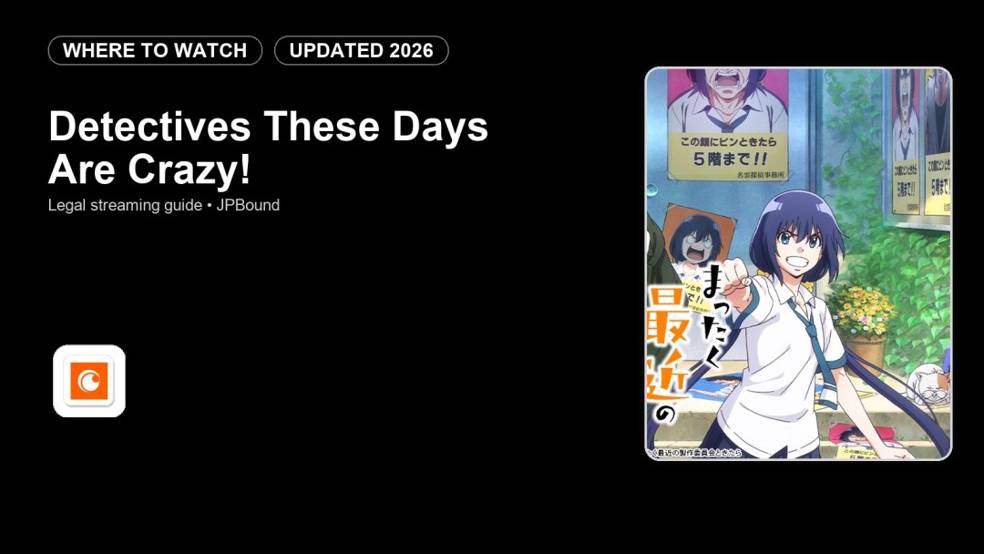Where to Watch Detectives These Days Are Crazy! Online in 2026 featured image