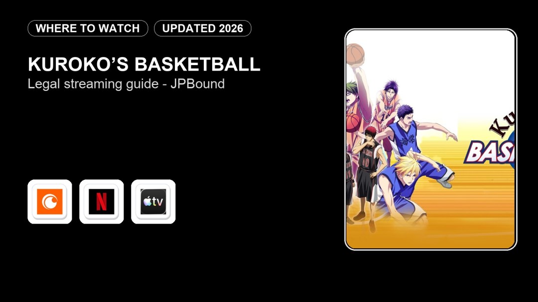 Where to Watch Kuroko’s Basketball Online in 2026 featured image