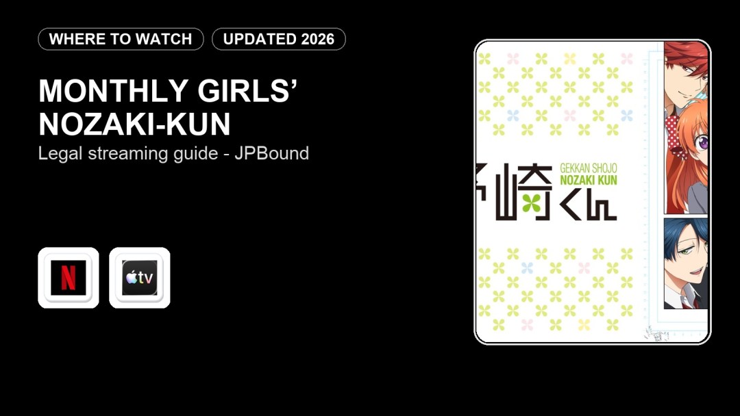 Where to Watch Monthly Girls’ Nozaki-kun Online in 2026 featured image