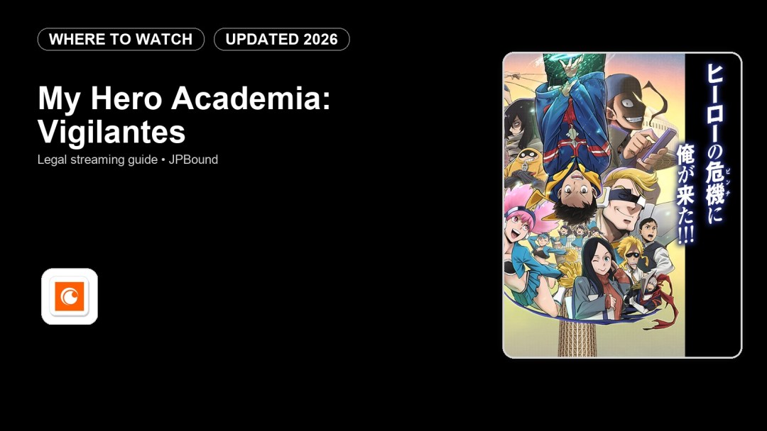 Where to Watch My Hero Academia: Vigilantes Online in 2026 featured image