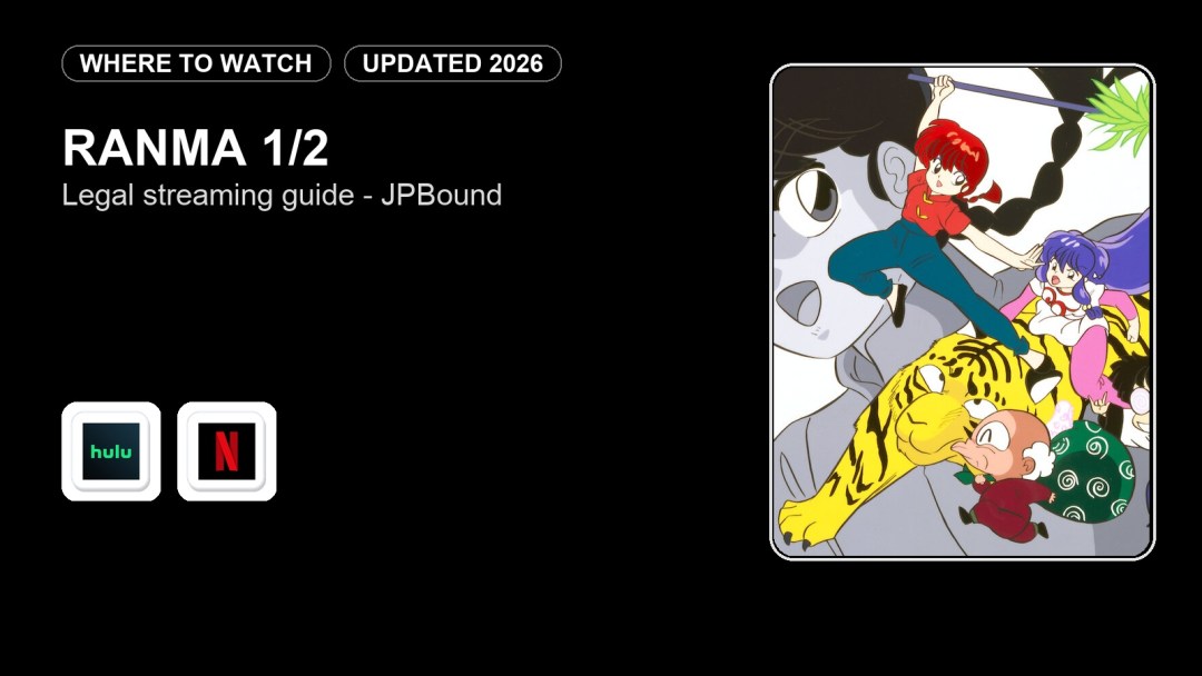 Where to Watch Ranma 1/2 Online in 2026 featured image