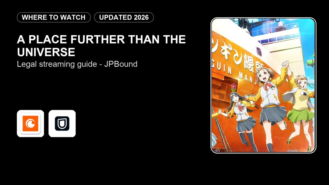 Where to Watch A Place Further Than the Universe Online in 2026 featured image