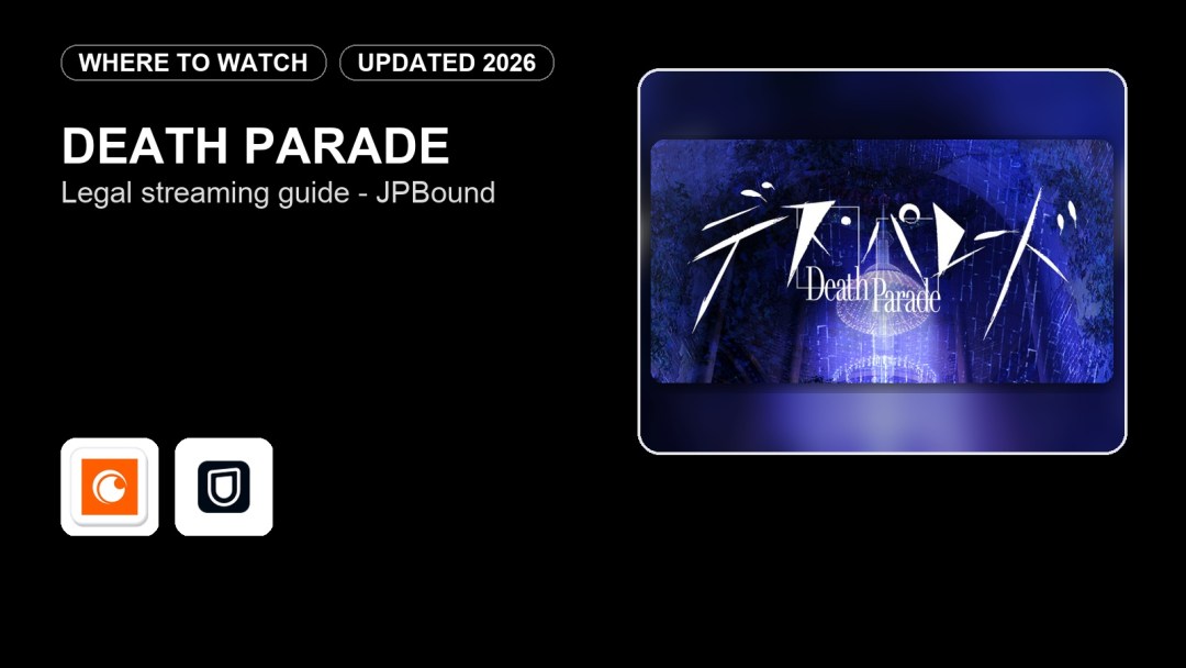 Where to Watch Death Parade Online in 2026 featured image