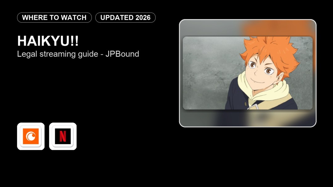 Where to Watch Haikyu!! Online in 2026 featured image