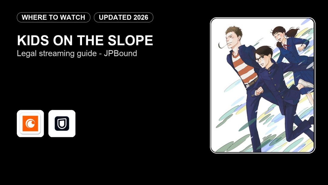Where to Watch Kids on the Slope Online in 2026 featured image