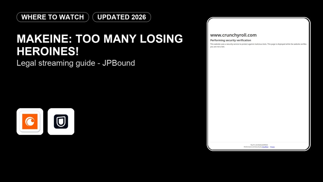 Where to Watch Makeine: Too Many Losing Heroines! Online in 2026 featured image