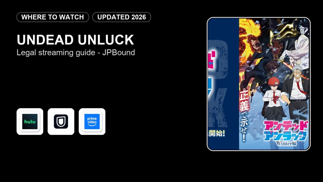 Where to Watch Undead Unluck Online in 2026 featured image
