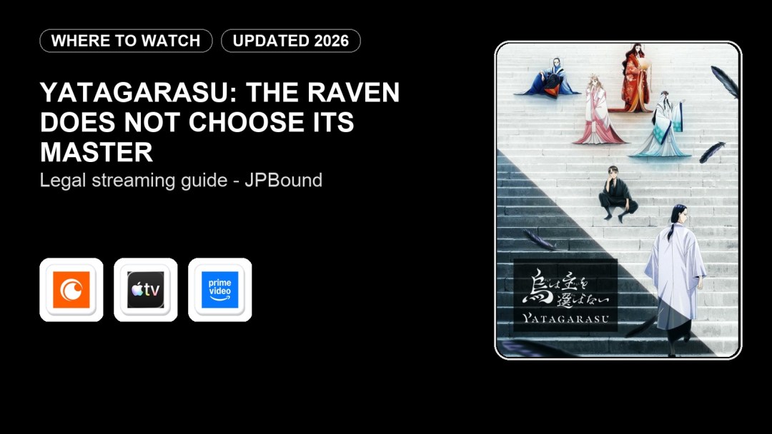 Where to Watch YATAGARASU: The Raven Does Not Choose Its Master Online in 2026 featured image