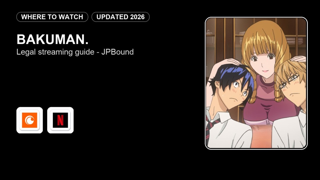 Where to Watch Bakuman. Online in 2026 featured image