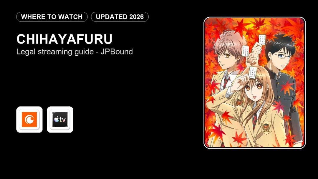 Where to Watch Chihayafuru Online in 2026 featured image