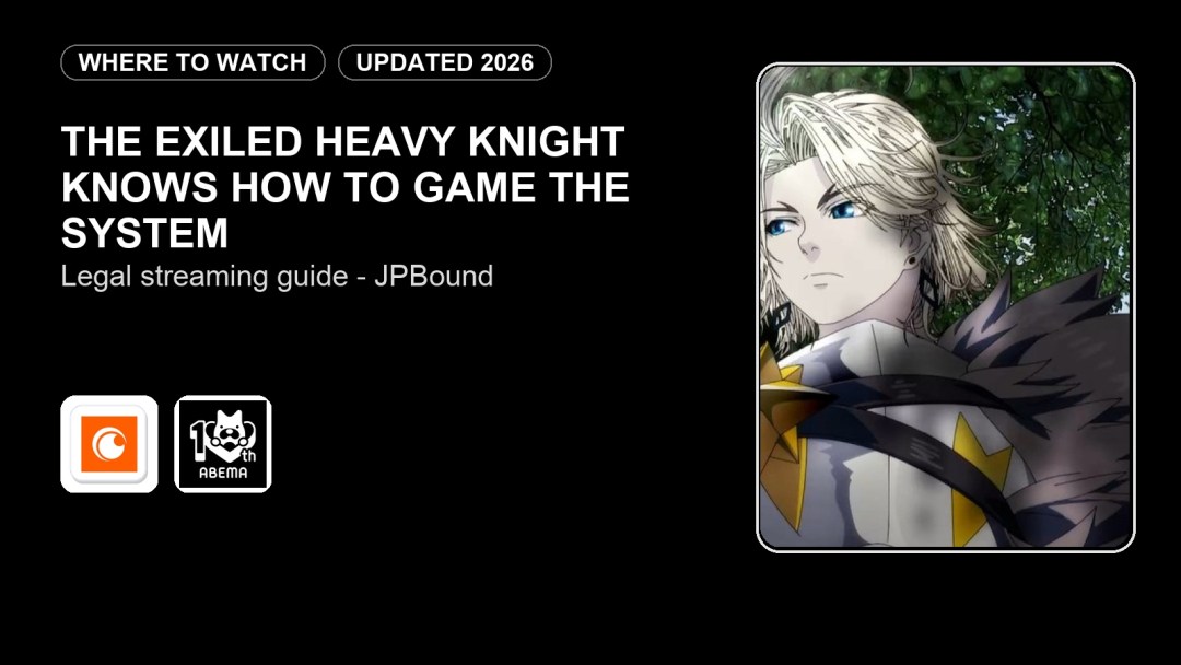 Where to Watch The Exiled Heavy Knight Knows How to Game the System Online in 2026 featured image