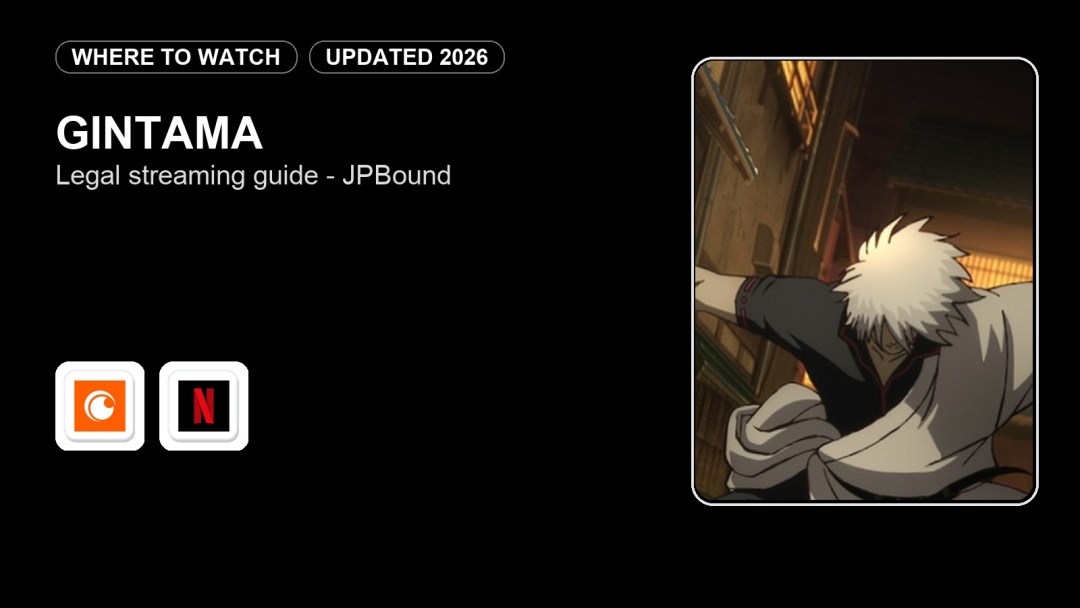 Where to Watch Gintama Online (Updated 2026) featured image