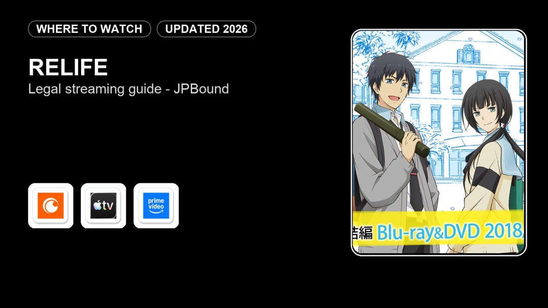 Where to Watch ReLIFE Online in 2026 featured image