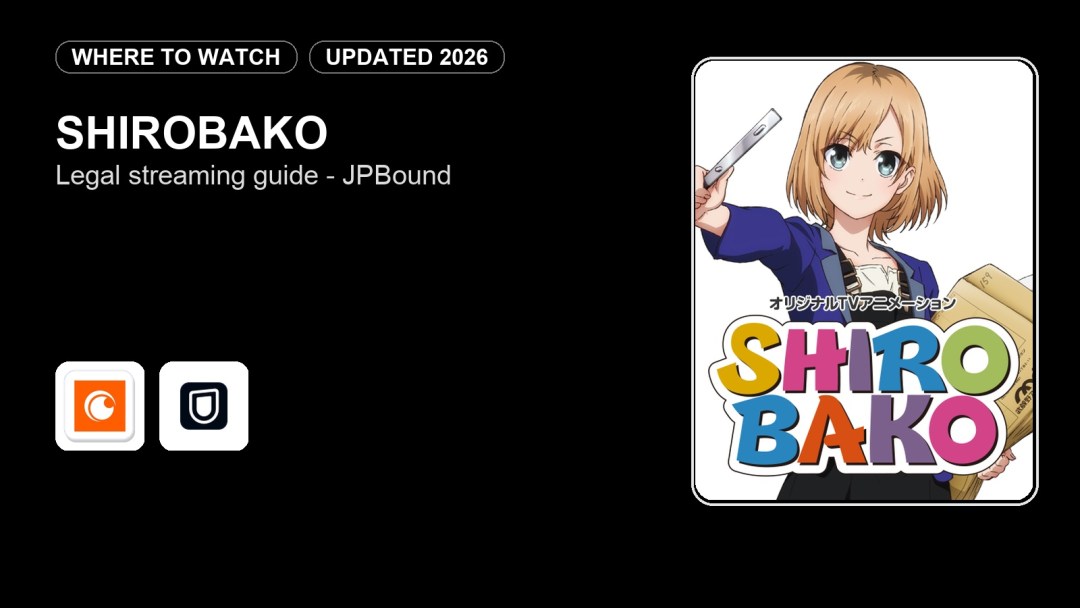 Where to Watch SHIROBAKO Online in 2026 featured image