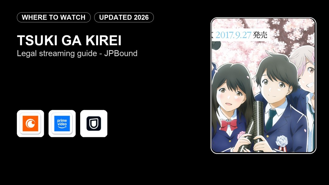 Where to Watch Tsuki ga Kirei Online in 2026 featured image